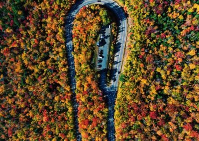 Kancamagus Highway - Now that's a hairpin turn!